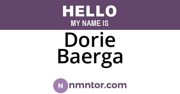 Dorie Baerga