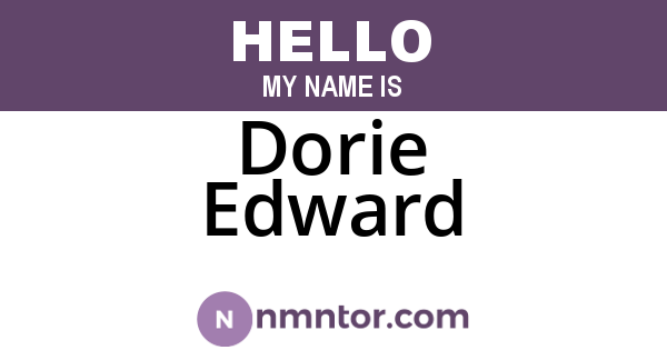 Dorie Edward