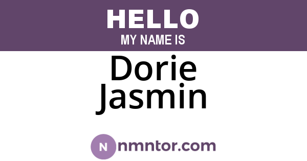 Dorie Jasmin