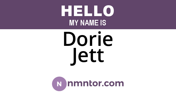Dorie Jett