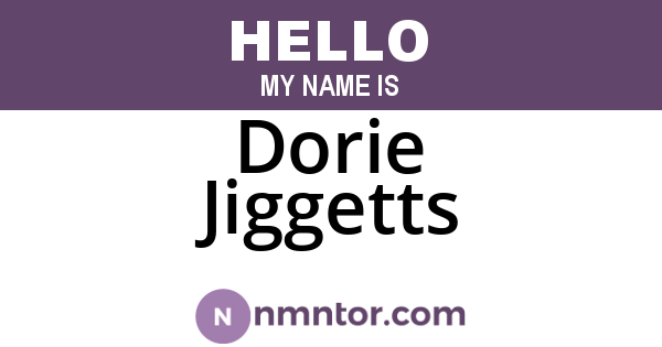 Dorie Jiggetts