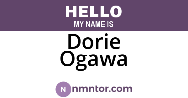 Dorie Ogawa