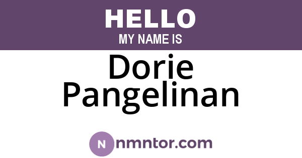 Dorie Pangelinan