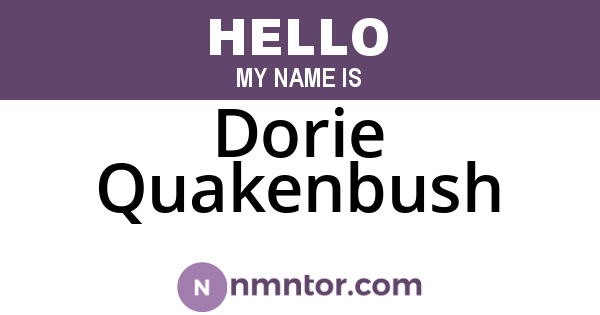 Dorie Quakenbush