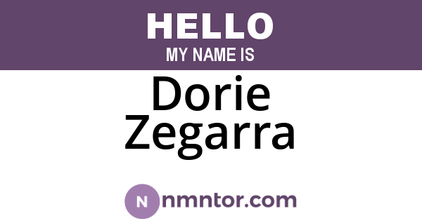 Dorie Zegarra