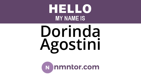 Dorinda Agostini