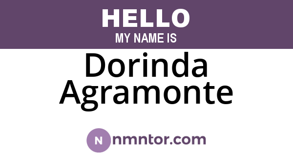 Dorinda Agramonte