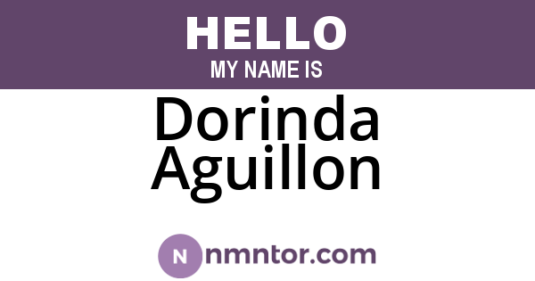Dorinda Aguillon
