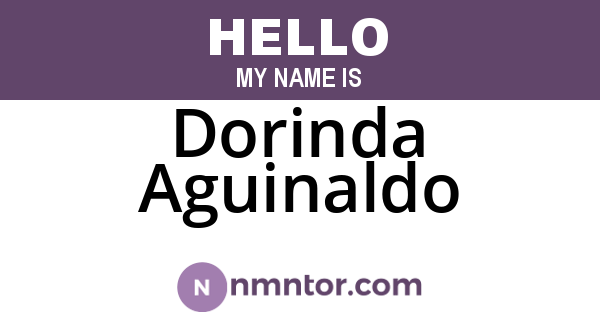 Dorinda Aguinaldo