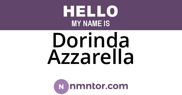 Dorinda Azzarella