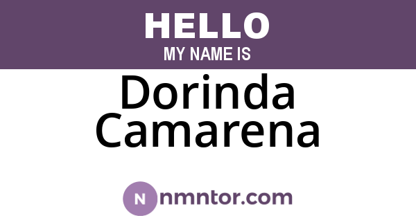 Dorinda Camarena