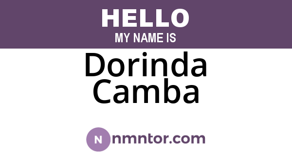 Dorinda Camba