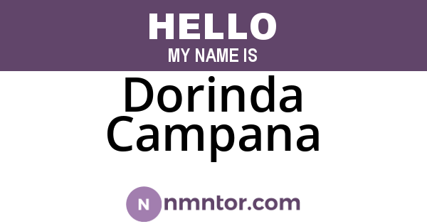 Dorinda Campana