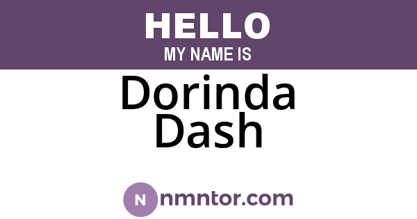 Dorinda Dash