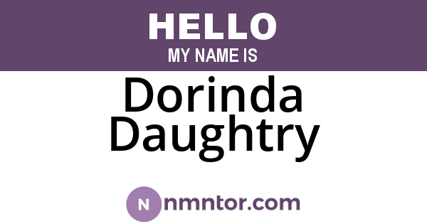 Dorinda Daughtry