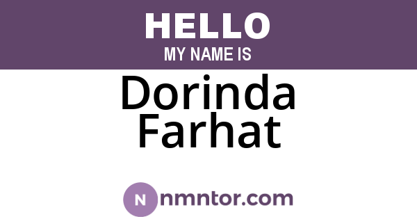 Dorinda Farhat
