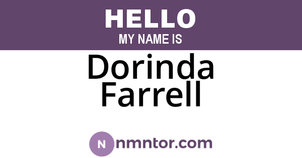 Dorinda Farrell