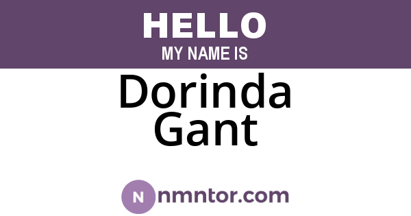 Dorinda Gant
