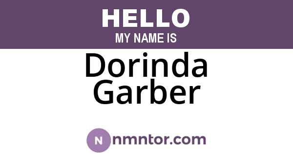 Dorinda Garber