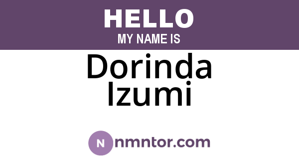 Dorinda Izumi