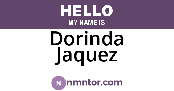Dorinda Jaquez