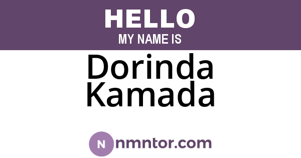 Dorinda Kamada