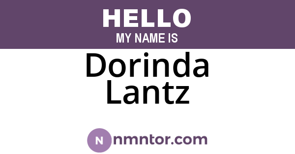 Dorinda Lantz