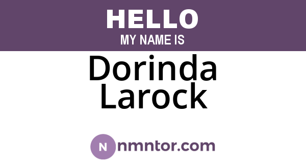 Dorinda Larock