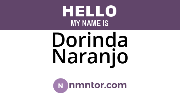 Dorinda Naranjo