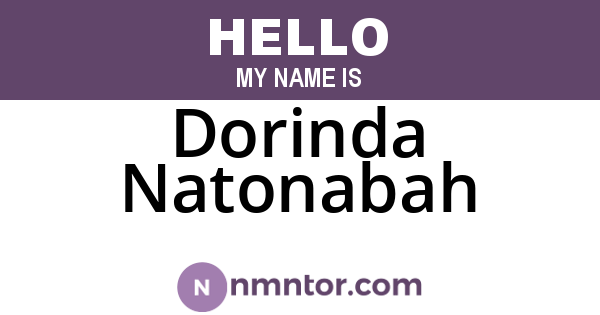 Dorinda Natonabah