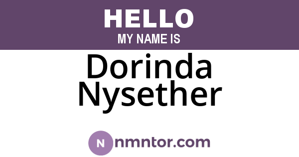 Dorinda Nysether