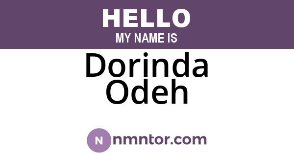 Dorinda Odeh