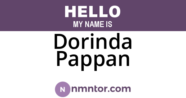 Dorinda Pappan