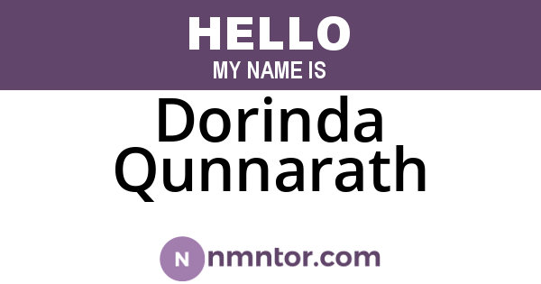 Dorinda Qunnarath