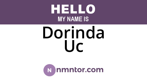 Dorinda Uc
