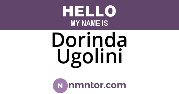 Dorinda Ugolini