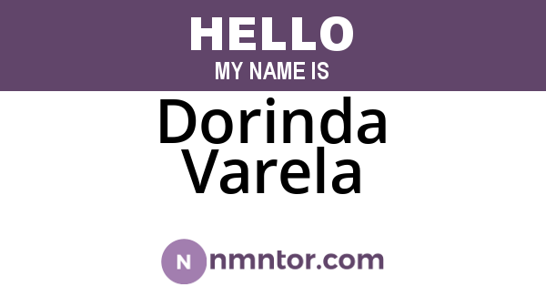 Dorinda Varela