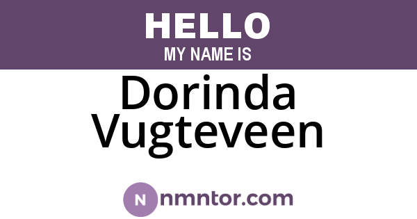 Dorinda Vugteveen