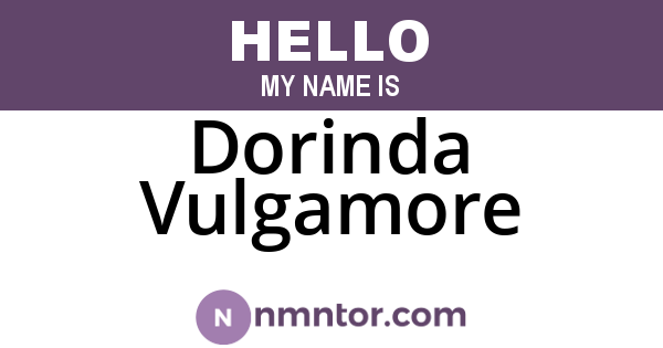 Dorinda Vulgamore