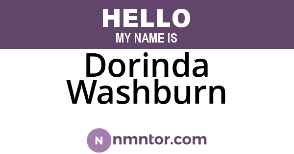 Dorinda Washburn