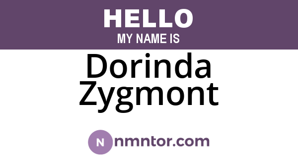 Dorinda Zygmont