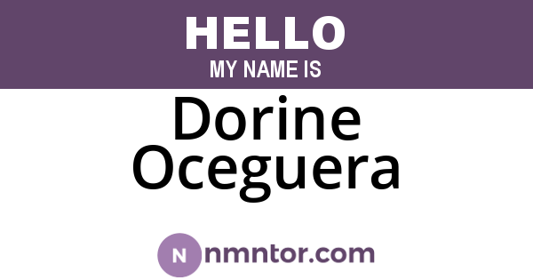 Dorine Oceguera