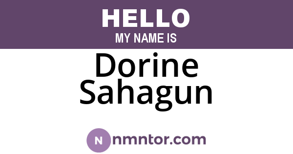 Dorine Sahagun
