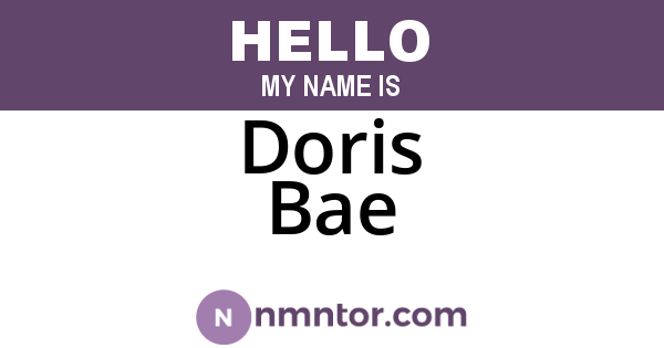 Doris Bae