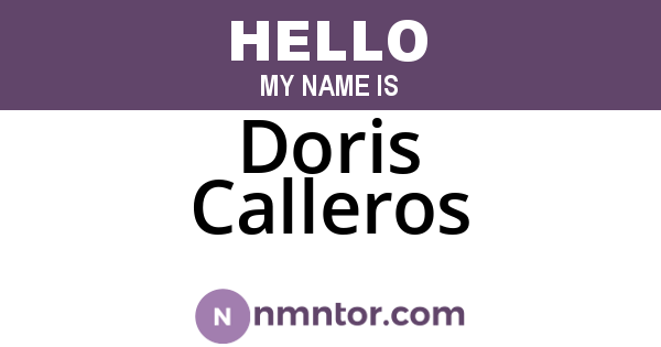 Doris Calleros