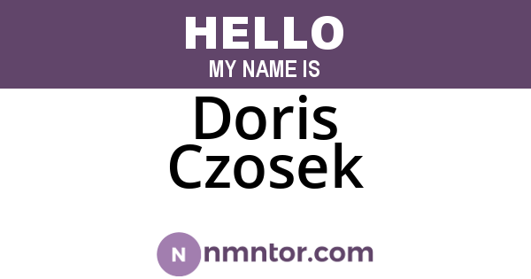 Doris Czosek
