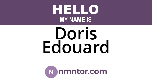 Doris Edouard