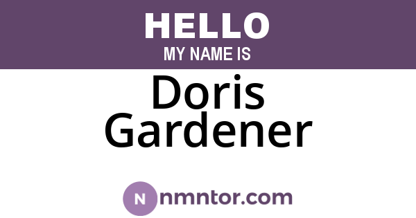 Doris Gardener