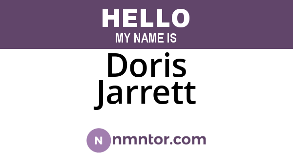 Doris Jarrett