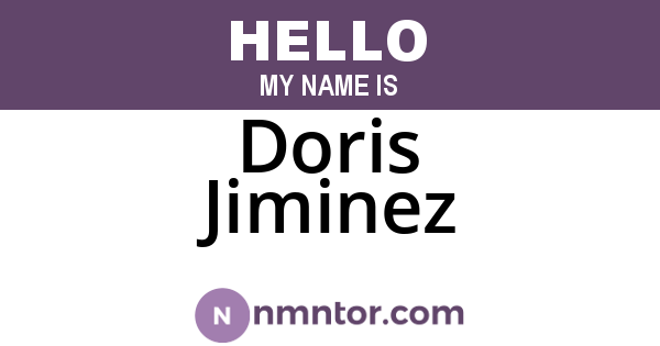 Doris Jiminez